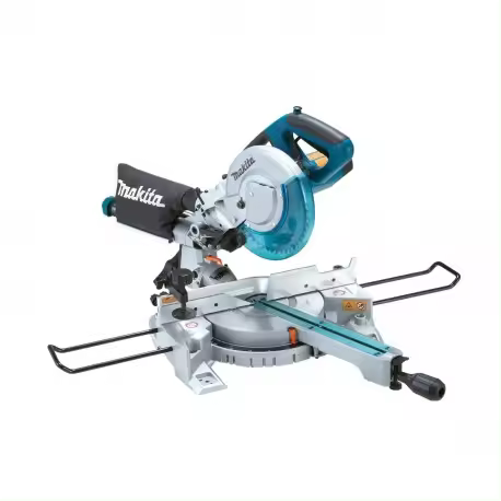 Makita Ingletadora Telescópica 1400W 216mm con Láser y Luz - Herramienta de Corte y Perforación - 1