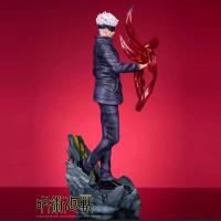 Figura De Acción Anime Jujutsu Kaisen Gojo Satoru Y Itadori Yuji PVC Modelo Juguete Para Regalo Para Novio Colección Unisex - details 2