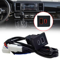 Adaptador De Carga USB Para Coche MOJOYCE Dual USB Type C PD+QC3.0 Para VW Multivan T5 2003-15 Enchufe Rápido De Alimentación - details 1
