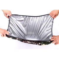 Mochila Grande Impermeable 35L 100L Con Cubierta Para Lluvia Para Senderismo Y Camping Bolsa Portátil Para Escolares Negro - details 4