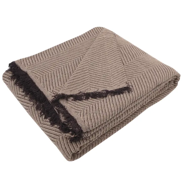 Colcha Multiusos Cama y Sofa. Jarapas Plaid Foulard cubrecama Mantas de Sofa Suave y Cómoda Practica y Suave. Poliéster Algodón- Modelo Espiga - 1