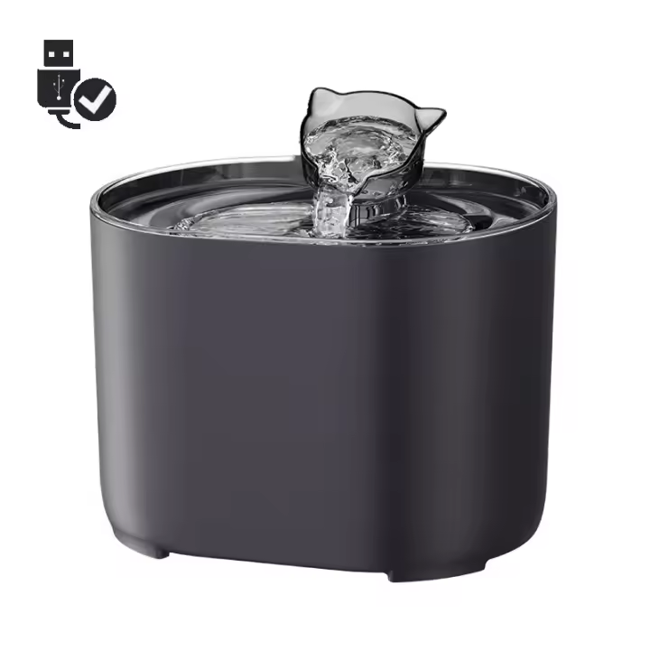 Dispensador de Agua Automático para Mascotas Recurring Filter Silencioso para Gatos y Perros - 1