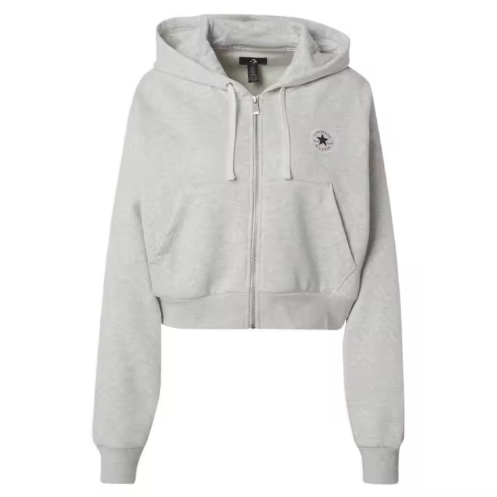 Sudadera con Capucha Converse  para mujer en color gris - 1