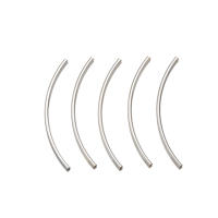 100pcs Lotes De Bolas De Espaciador Curvas Para Pulseras Y Collares DIY Accesorios De Joyería De Cobre Metálico Forma Redonda - details 4