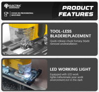 Sierra Eléctrica Sin Cable Electrica Goddess 2700RPM 3 Velocidades Ajustable Multi-Función Herramienta De Carpintería Para Dewalt 20V - details 2