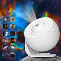 Proyector De Galaxia Para Dormitorio Imagen HD Ajustable Con Regulador De Knob 13 Discos De Película Planetario Para Niños Luz Nocturna Estelar - details 1