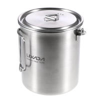 Taza Lixada De Acero Inoxidable 750ml Con Manijas Plegables Y Tapa Para Camping Senderismo Y Excursiones Al Aire Libre - details 10