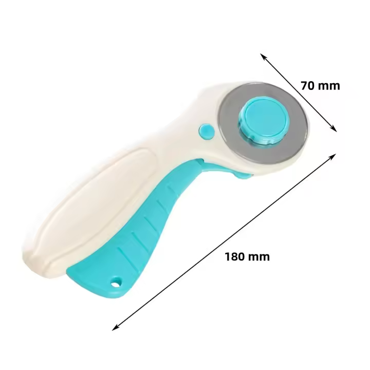 Cortadora Rotativa Redonda De 45mm Para Papel Y Tela Ergonómica Máquina De Corte Para Manualidades Y Fabricación De Tarjetas - 1