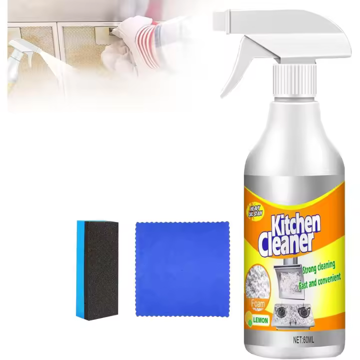 Limpiador de cocina Tokyo Mart, potente limpiador en espuma multiusos, limpiador de grasa de cocina, limpiador multiusos para ollas y sartenes, limpiador de manchas difíciles - 1