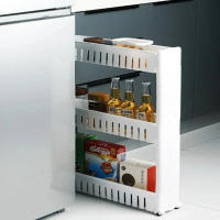 Carrito Organizador de 3 Alturas con Ruedas  - Organizador para Cocina y Baño - details 4