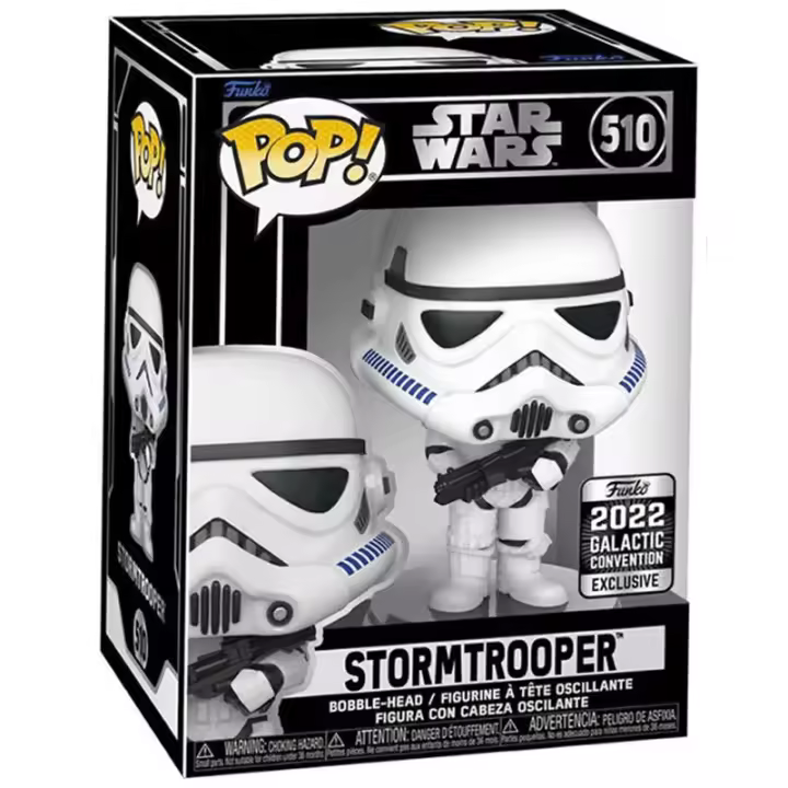 Figura Pop Star Wars Stormtrooper Exclusive-Figura de Vinilo Coleccionable - Idea de Regalo- Mercancia Oficial - Juguetes para Niños y Adultos - Movies Fans - Muñeco para Coleccionistas y Exposición - 1