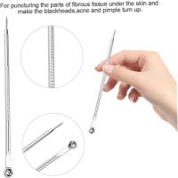 Kit De Eliminación De Acné Y Quistes 7 Piezas Kit De Extracción De Quistes Para Hombres Y Mujeres Herramienta De Limpieza De Piel De Acero Inoxidable Resistente - details 1