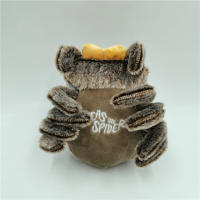 Muñeco De Peluche De Araña Negra Para Niños Y Decoración De Habitación De Juegos Anime Simulado Cojín Dulce Lucas Pequeño Regalo - details 3