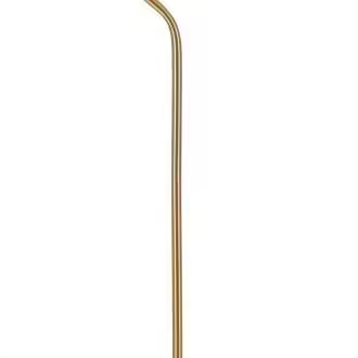 Lámpara de Pie MF205, Metal, Oro, 25x25x168 cm - 1