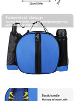 Bolsa De Hombro Para Entrenamiento Deportivo 1pc Almacenamiento Conveniente Para Baloncesto Fútbol Y Voleibol - details 3