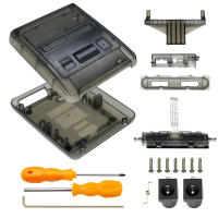 Bitfunx Caja De Repuesto Transparente Para Super Famicom Consola De Juegos Compatible Con Nintendo Super NES Casco De Consola De Videojuegos - details 4