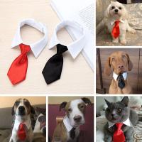Corbata De Tuxedo Para Perros Y Gatos Negro Y Rojo Collar Formal Para Mascotas Accesorios Para Bodas Fiestas Y Vacaciones Regalo Adecuado Para Pequeños Y Medianos Perros Y Gatos - details 0