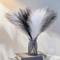 9Pcs Pampas De Poliéster Artificiales Decoración De Flores Silken Para Bodas Y Fiestas Arreglo Floral Para Hogar Y Jardín - details 11