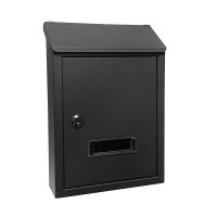 Buzon De Correo Mate Acero Galvanizado Gris 45x31x10 Cm fabrilamp De Diseño Antilluvia, Cerradura Cilindrica - details 1