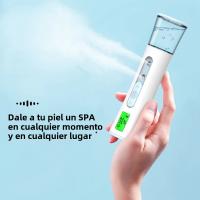 Ultrasonido Nano Mist Sprayer Humidificador Facial Nebulizador Cooler Para Cuidado De La Piel Mistificador De Rostro Con Función De Enfriamiento Y Hidratación - details 3