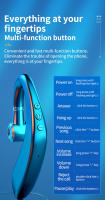 Auriculares Bluetooth Inalámbricos Mono Oreja Con Vida De Batería Ultra Larga Para Negocios Y Móvil Control De Volumen Botón De Vocalismo Dinámico Material PVC ABS Plástico - details 9