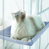 Colchón Para Gatos Universal De Todas Las Estaciones Con Soporte De Escalada Para Ventanas Y Balcones Absorbedor De Sución Para Mascotas Material Oxford - details 2