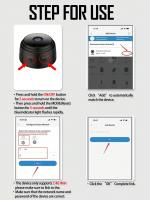 A9 Mini Cámara 720P inalámbrica WiFi Smart Home Cámara de Vigilancia IP para interiores - details 1