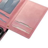 Funda De Cuero Brillante Para iPhone 14 15 16 pro 16E XR XS 11 12 13 pro Max 7 8 plus SE Con Bloqueador RFID Y Porta Tarjetas - details 7