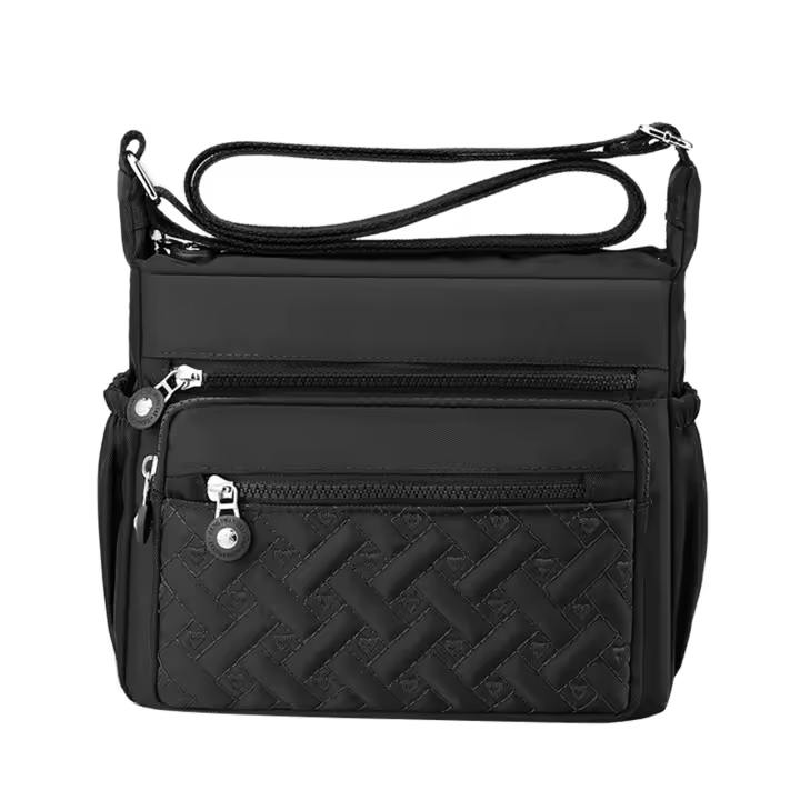 Bolsos de mujer con múltiples bolsillos, bandolera informal, para paseos, senderismo y uso diario. - 1