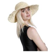 Sombrero Paja Crema Floral Artesanal Sombrero Pamela plegable fácil de guardar y llevar en vacaciones, Gorro Mujer para el Sol, Piscina, Playa, Uso diario Verano Sombrero de ala Ancha Grande Talla única ajustable - details 3
