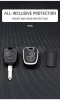 Funda De Llave De Coche Nueva TPU Para Peugeot 106 107 206 207 306 307 406 407 Citroen C1 C2 C3 C4 Picasso XSARA 2 3 Botones - details 5