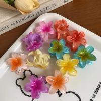 Pinza Para El Cabello De Tamaño Pequeño Con Diseño De Flores Y Gradientes Accesorio De Moda Para Mujeres Barra De Lazos De Plástico Para Decorar El Cabello - details 2