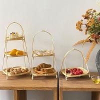 Cesta De Almacenamiento De Bambú Multi-función 1/2/3 Capas Para Frutas Alimentos Vegetales Estante Duradero Hecho a Mano Para Cocina - details 6