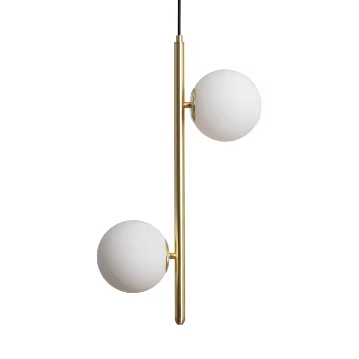 Ledkia Lámpara Colgante LED de Cristal Moonlight Doble ILUZZIA - 1