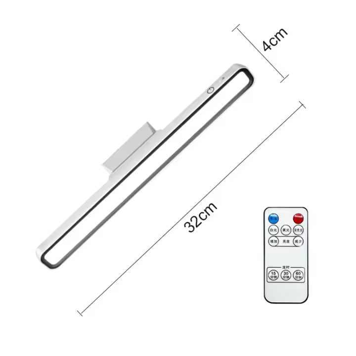 Lámpara de escritorio magnética colgante, luz Led recargable por Usb, atenuación continua, armario, armario, luz nocturna - 1