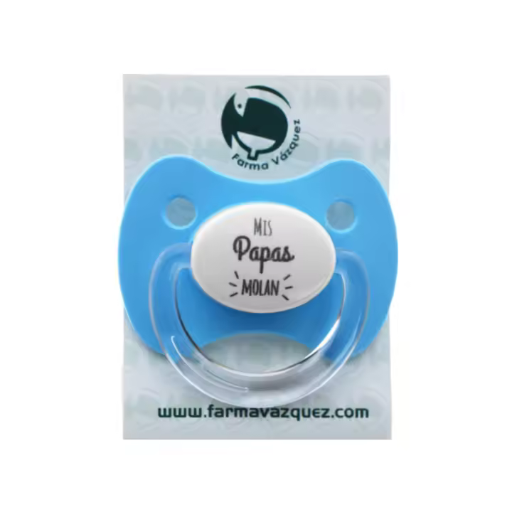 FARMAVAZQUEZ CHUPETE AZUL (MIS PAPAS MOLAN) 6-12 M - 1