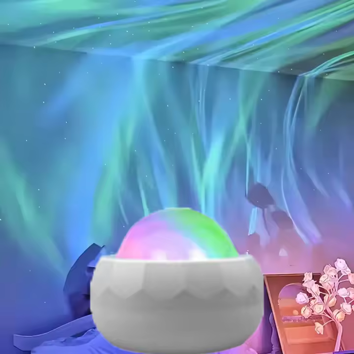 Lámpara Proyectora De Cielo Estrellado Y Aurora Nórdica LED Luz De Ambiente Para Decoración De Habitaciones Y Fiestas Regalos - 1