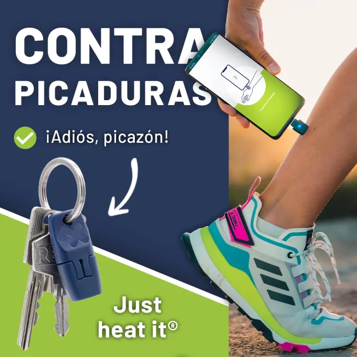 HEAT IT para Iphone (6s a 14 | Conector Lightning) - Dispositivo para picaduras de insectos con tu smartphone - Alivio sin químicos del picor y dolor con calor concentrado - para Iphone - 1