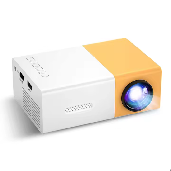 Mini Proyector LED Portátil 1080P, Conectividad HDMI, USB, AV, Tarjeta Micro SD, Ideal para Oficina, Hogar y Entretenimiento - 1