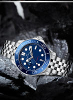 Reloj Mecánico WM Watch WellyMerck Para Hombres Resistente Al Agua Acero Inoxidable Cristal De Zafiro Miyota 8217 WM148 - details 6