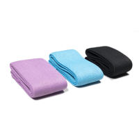 FIURI Set 3 Bandas Elásticas Musculación | Cintas elásticas de tela antideslizantes deporte para Glúteo, Cadera, Piernas, Yoga, Pilates, Crossfit, Fitness - details 1