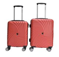 Equipaje de mano Maleta Cabina ABS Ligero y Resistente Set de 2 unidades 55x40x25, 48x35x20 ( Capacidad 10 Kg). Ruedas silenciosas Dobles giratorias 360º. Cerradura antirrobo Lateral Combinación de 3 dígitos.[La maleta pequeña no tiene asa.] - details 3