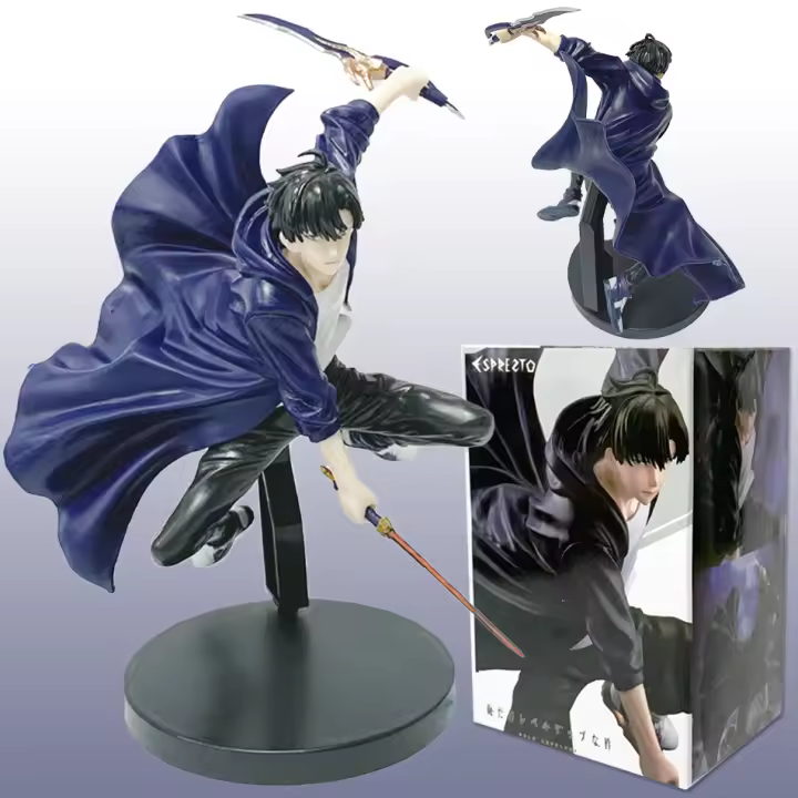 Figura De Acción Solo Leveling Shadow King 18cm Sung JinWoo Edición De Combate Cheng Xiaoyu Modelo De Anime Regalo De Cumpleaños Para Hombres Y Mujeres - 1