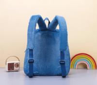Nueva Mochila De Peluche Disney Japón Azul Con Stitch Divertido Gran Capacidad Estudiante Para Niños Bag De Jardín De Infancia Regalo Para Niños - details 2