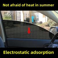 2Pcs Pegatinas De Sol Para Coche Etiquetas Electrostáticas Para Ventanas Traseras Bloqueo Solar Película De Cubierta Para Ventanas Laterales - details 0