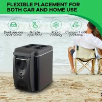 Mini Nevera Portátil para Coche de 6.02 L - Enfriador portátil para bebidas, frutas y viajes - Eléctrico DC 12V, diseño compacto para viajes por carretera, campamentos y aventuras al aire libre, nevera para vehículos RV - details 5