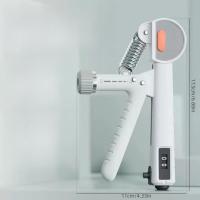 Entrenador De Agarre De Mano Ajustable Cuenta La Fuerza Equipo De Entrenamiento De Dedos Resistencia R Shape Negro Y Blanco - details 4