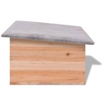 vidaXL Casa para erizos de madera 45x33x22 cm - details 2