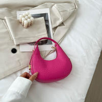 Bolso De Hombro En Forma De Crescent Para Mujer Bolso De Armpita Diseñador Bolso De Mano Diario Bolso Para Teléfono Vintage PU Suave - details 12