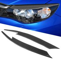 Pareja De Pegatinas De Fibra De Carbono Para Faros Adecuadas Para Subaru Impreza WRX STI 2008-2011 Adorno De Coche - details 2